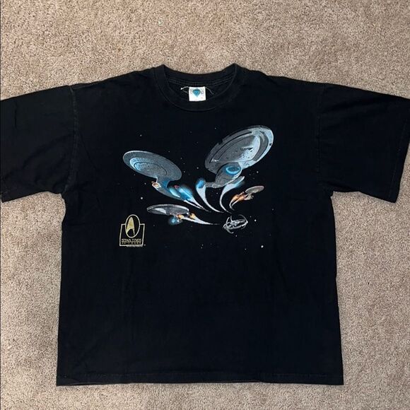 Vintage 1996 Star Trek Graphic T-Shirt - Picture 1 of 4